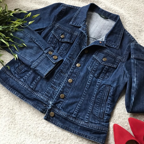 J. Crew Jackets & Blazers - J.Crew dark wash women denim jacket size M?
